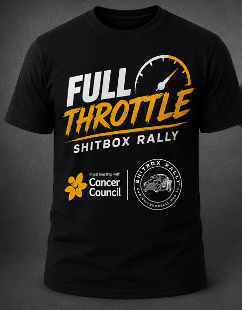 Full Throttle Shitbox Rally 2026 Tee